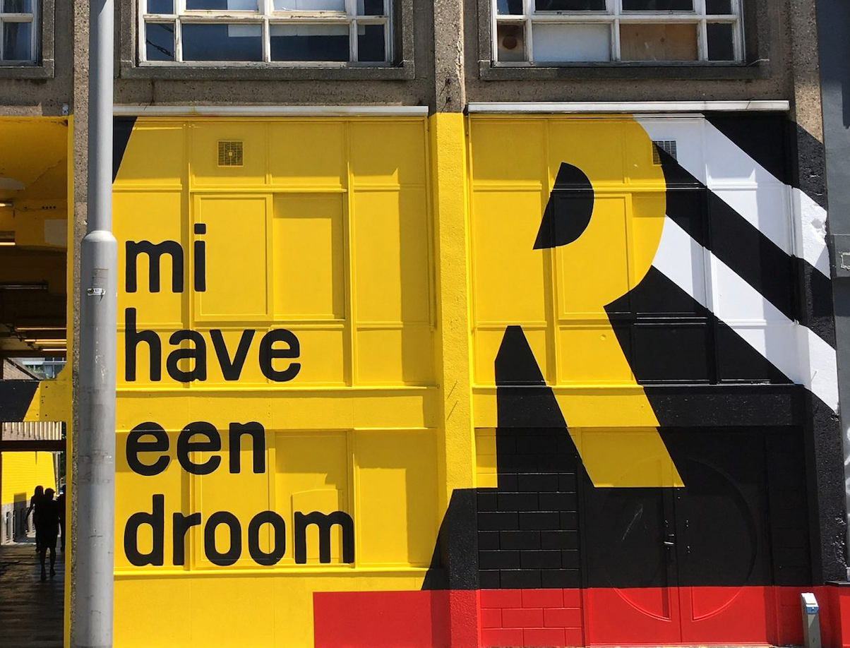 Rotterdam street poetry